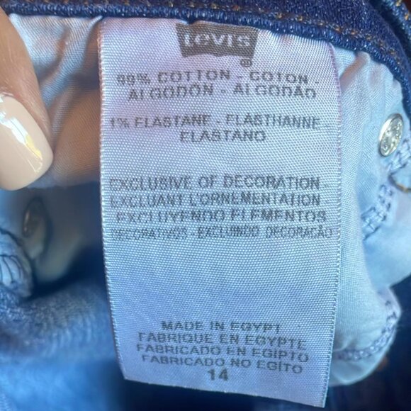 Levi's Denim Shorts Size 14 - Picture 5 of 5